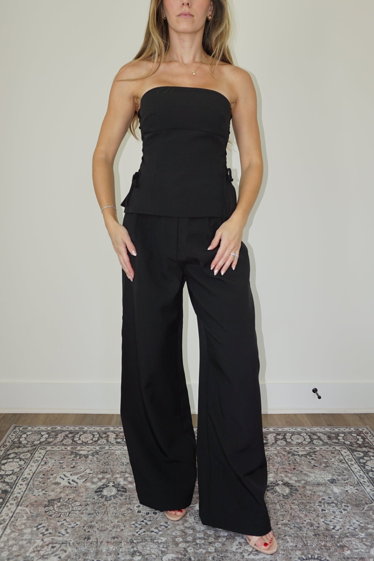 Kaitlyn Laced Up Two-Piece Set