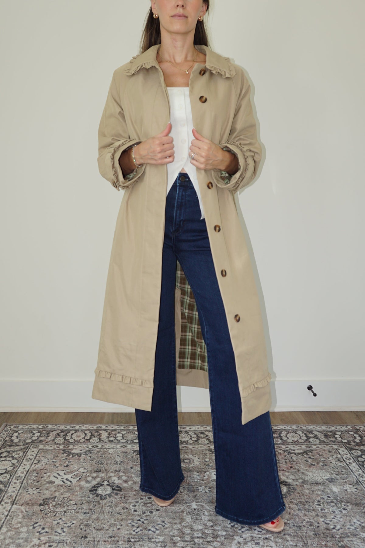 Shelley Longline Trench Coat