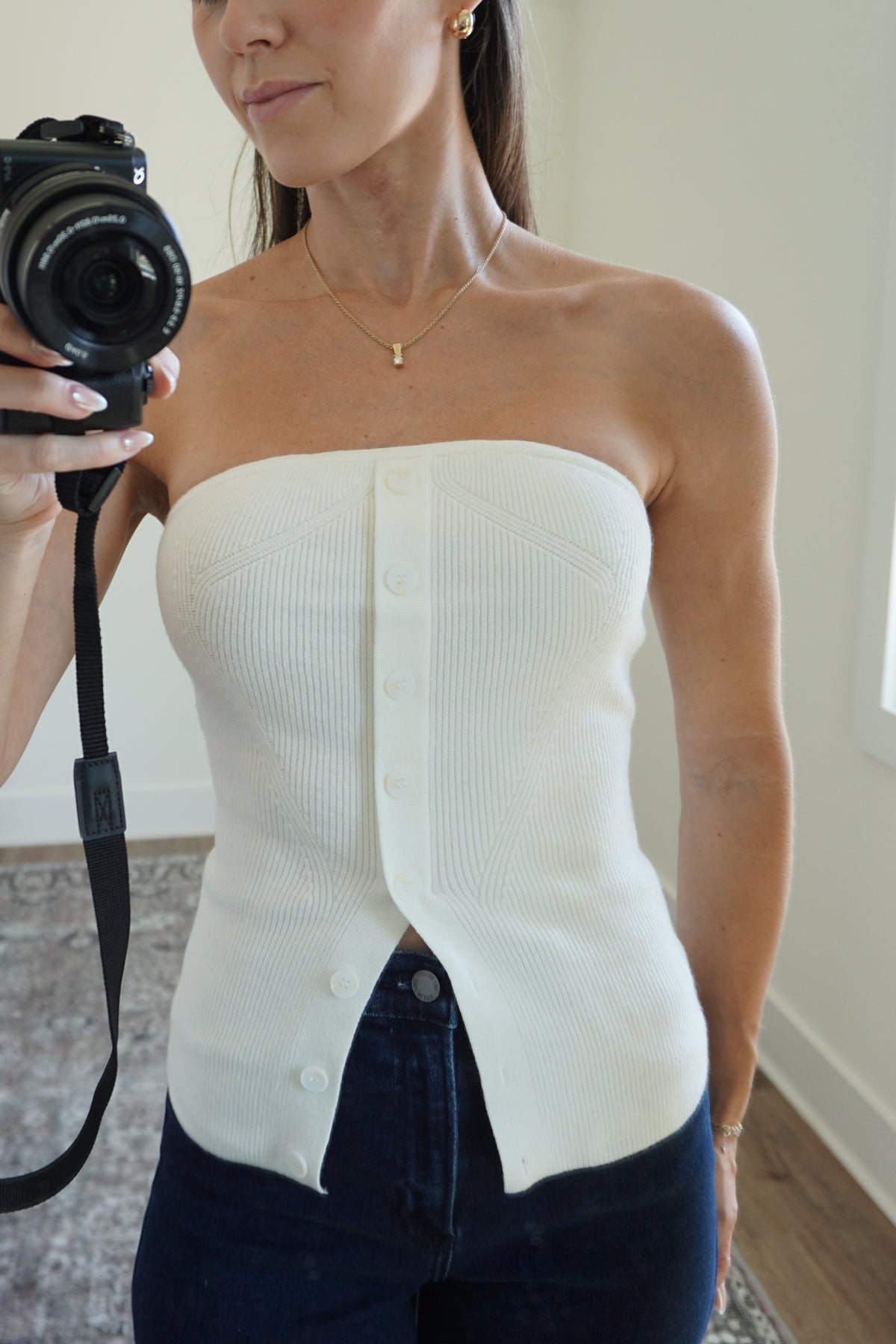 Brianna Ribbed Knit Tube Top