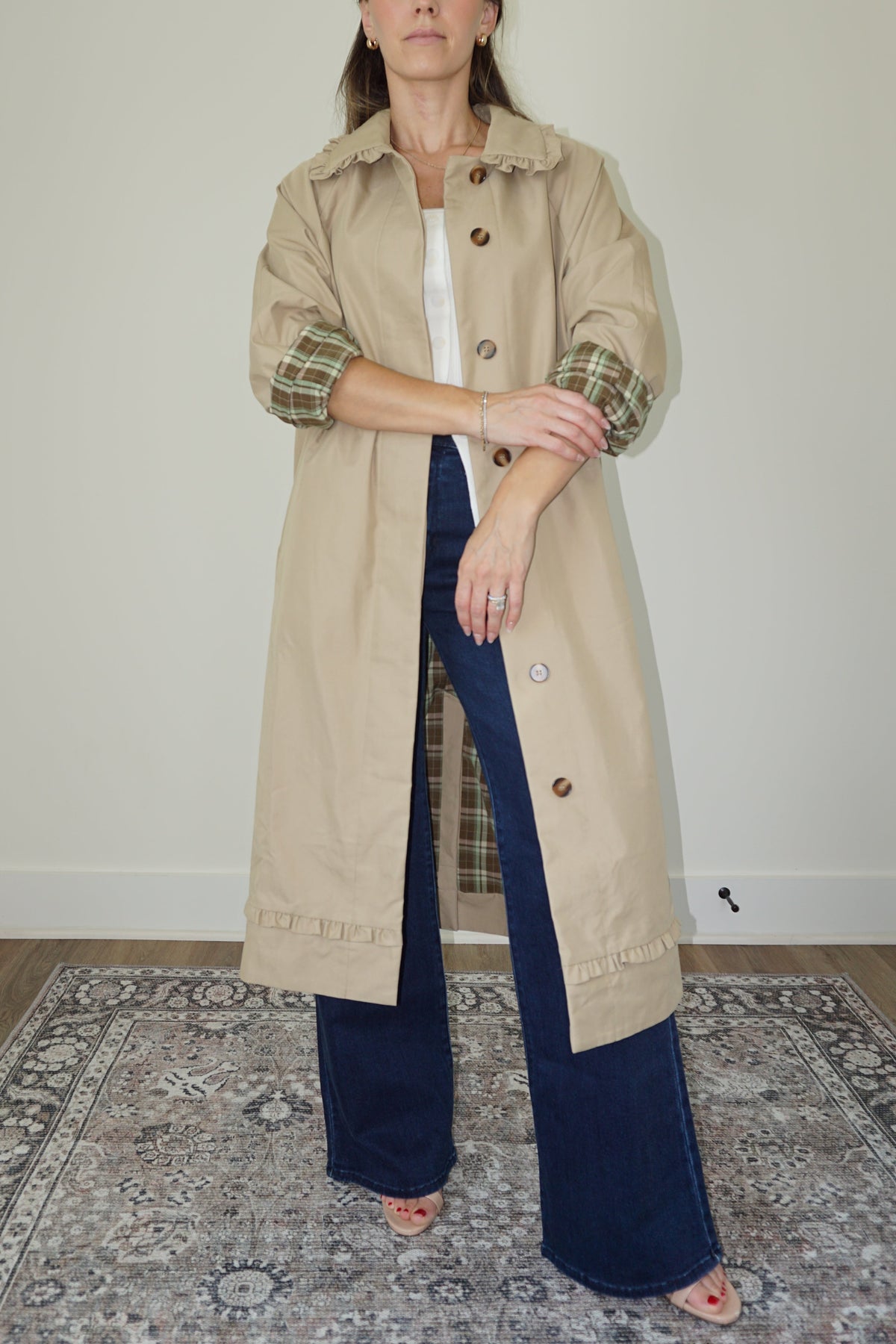Shelley Longline Trench Coat