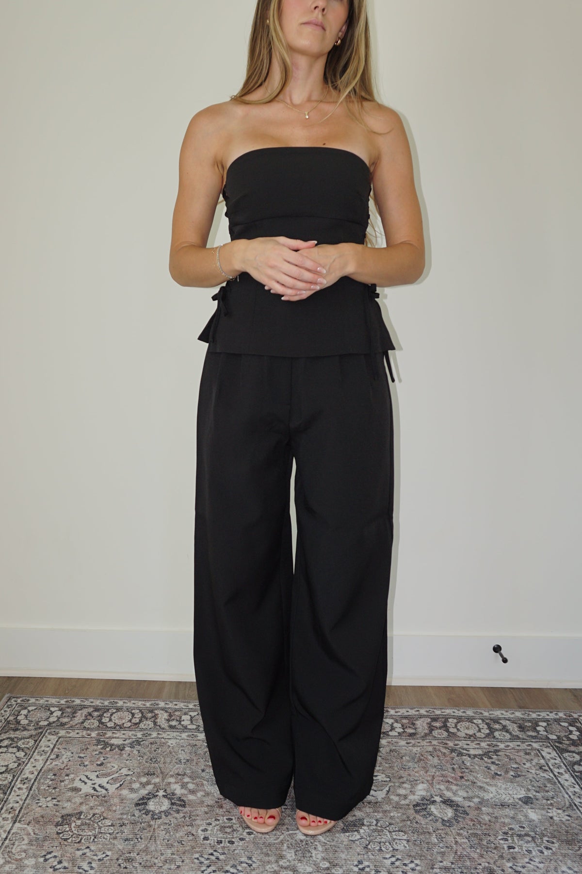 Kaitlyn Laced Up Two-Piece Set
