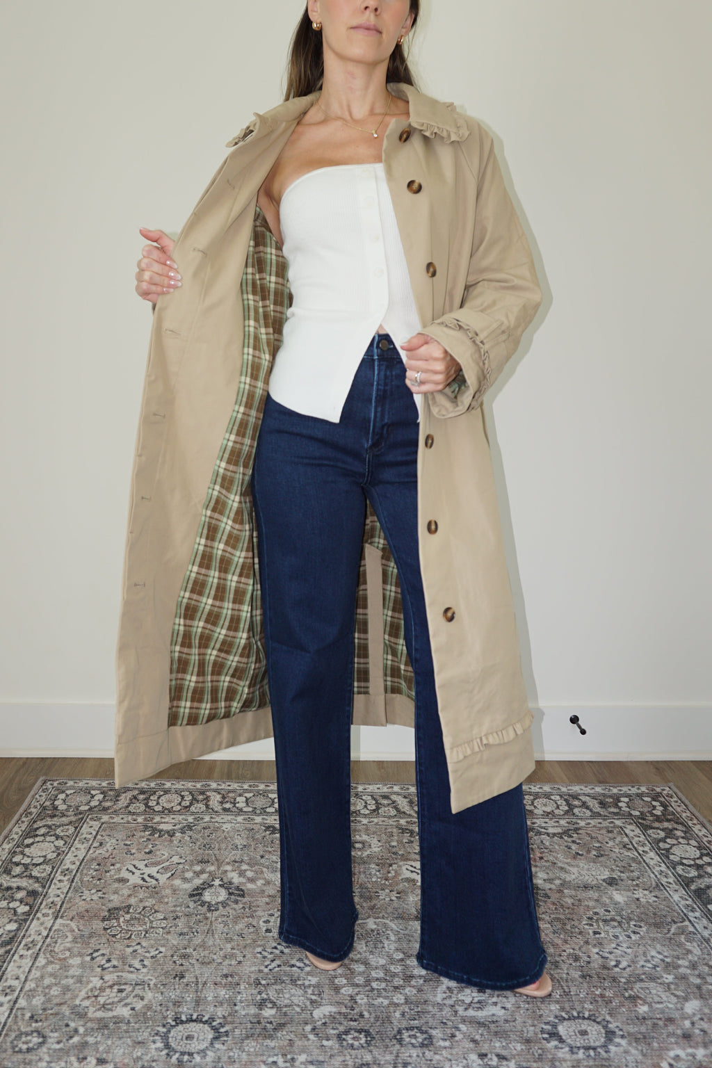 Shelley Longline Trench Coat