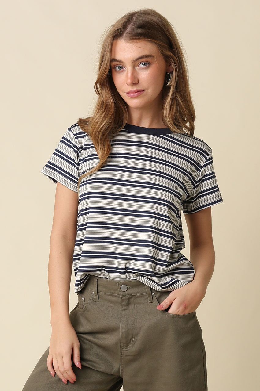 Mila Stripe Tee