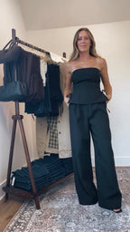 Kaitlyn Laced Up Two-Piece Set
