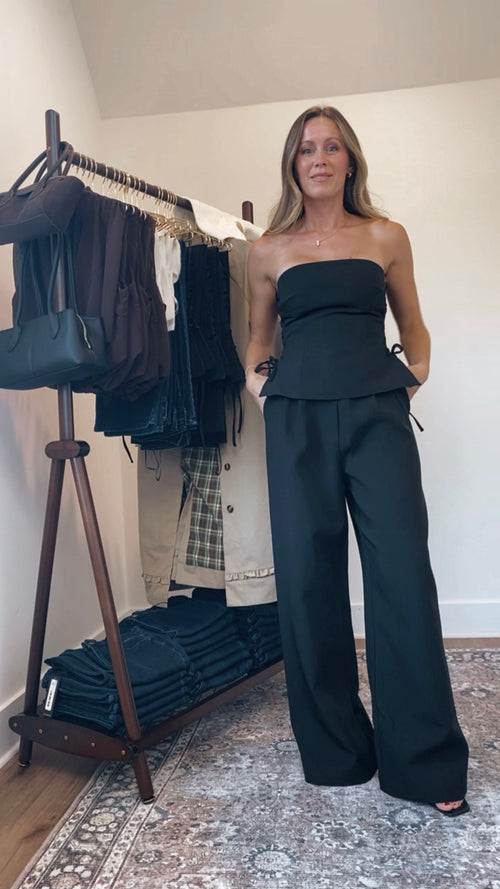 Kaitlyn Laced Up Two-Piece Set